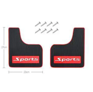 Furulu 2Pcs Universal Mud Flaps Mudflaps Splash Guards Fender For Car Pickup SUV Van Truck