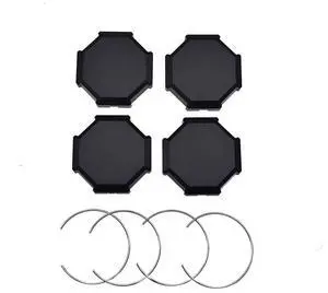 Yassdwbn 4Pcs Wheel Center Caps 1522216-655 For Polaris Rzr 4 900 1000