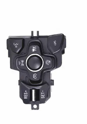 Yassdwbn Left Steering Wheel Switch Button Cover Fit For Buick Regal Lacrosse 14-16