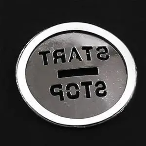 Yassdwbn Aluminum Alloy Silver Start Stop Button Cover Kit For Jaguar Xf 2008-2015 Yassdwbn Aluminum Alloy Silver Start Stop Button Cover Kit For Jaguar Xf 2008-2015