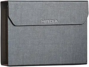 Hiroia Jimmy Carrying Box, Synthetic Leather, Travel Case, for Smart coffee scale, Portable Traveling (Black)