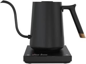 Timemore Fish Smart Electric Coffee Kettle, Pour-Over Kettle for Coffee and Tea, Variable Temperature Control, Black/800ml (Commercial Version)
