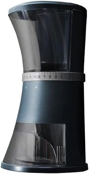 Purefresh Pro Portable Electric Coffee Grinder, washable Coffee Grinder, 17-Kind Adjustable Coarseness, Precision Ceramic Knife, Taiwan-made (Professionals) Sky Blue