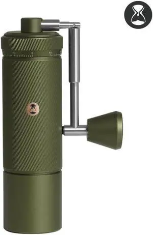TIMEMORE Chestnut S3 Manual Coffee Grinder, CNC Stainless Steel, Hand Grinder for Office, Home, Travel, Camping - Portable 30g Capacity (Green)