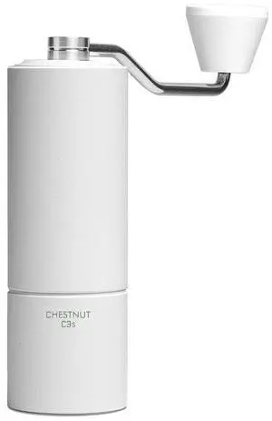 TIMEMORE Chestnut C3S Manual Coffee Grinder, Entry Level Espresso Hand Burr Grinder, Multi Grind Levels for Espresso, Pour-Over, French Press, V60, Chemex - S2C Burr (White)