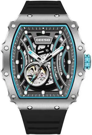 DEESIO Watches for Men, 43mm Automatic Mechanical Watch for Men 50 Meter Diving Depth Sport Luminous Sapphire Mens Watch Calendar Luxury Fashion Waterproof, Mechanical Watch