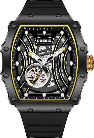 DEESIO Automatic Watch for Men Men's Watches Analog Automatic Mechanical Watches Self-Winding Mechanical Wrist Watch Luxury Business