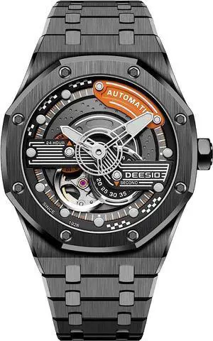 DEESIO Watches for Men, 43mm Automatic Mechanical Watch for Men 50 Meter Diving Depth Sport Luminous Sapphire Mens Watch Calendar Luxury Fashion Waterproof, Mechanical Watch