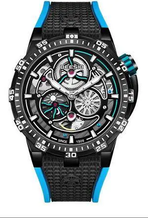 DEESIO Watches for Men, 43mm Automatic Mechanical Watch for Men 50 Meter Diving Depth Sport Luminous Sapphire Mens Watch Calendar Luxury Fashion Waterproof, Mechanical Watch