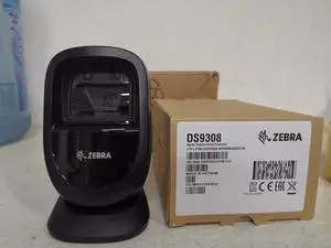 Zebra Motorola Symbol Handfree Barcode Scanner DS9308 -SR Black w/USB Cable
