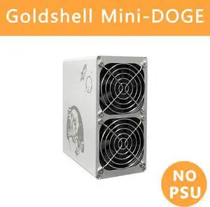 Goldshell MINI-DOGE Miner 185MH/S 235W (Without PSU) DOGE & LTC Miner Low Noise Small Household Litecoin Mining Machine Better than BITMAIN ANTMINER L3 L7 S9 S11 S17 S19 T17 E9