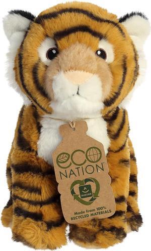 Aurora® - Small Orange Eco Nation - 9" Bengal Tiger - Eco-Friendly Stuffed Animal