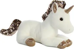 Aurora® - Medium Gold Shimmers - 11" Rose-Gold Unicorn - Colorful Stuffed Animal Aurora® - Medium Gold Shimmers - 11" Rose-Gold Unicorn - Colorful Stuffed Animal