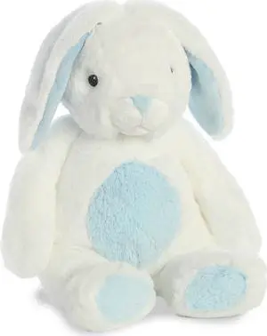 ebba - Large Bunbun Bunny - 16" Blue - Playful Baby Stuffed Animal