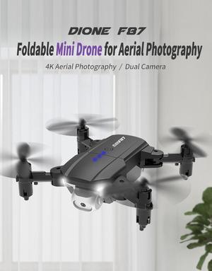 F87 drone mini folding aerial camera dual camera 4k aerial remote control plane