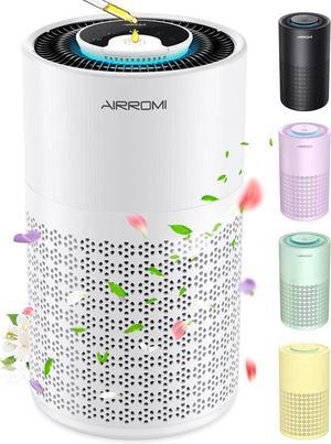 Air Purifier for Bedroom with HEPA 3-in-1 Filter, Pet Air Purifier for Home Cat Pee Smell, Covers Upto 990 Ft², Quiet 360° intake Air Cleaner for pet hair,allergies,Dust,Smoke A2001 White