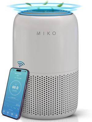 Air Purifier for Bedroom with 3-in-1 HEPA Filter & Sleep Mode, Whisper Quiet, Covers Up to 1200 ft, Smart Wi-Fi App Control - Removes Smoke, Allergens, Pets Hair, Dust, Odors, Pollutants