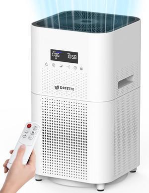 Air Purifiers for Home Large Room up to 3000 Sq Ft, Upgraded H14 Ture Hepa Air Filter, Air Purifier with Air Quality Monitor, 22dB Sleep Mode
