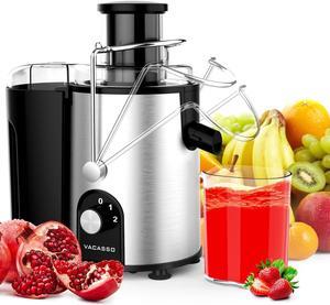 VACASSO Juicer Machine Easy to Clean with 2 Speeds for Lemon Citrus Celery Orange, 400W Centrifugal Juicer Extractor with Wide Mouth