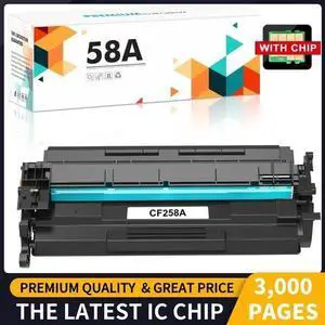 CF258A 58A Toner for LaserJet Pro M404n M404dn M404dw MFP M428fdn With Chip