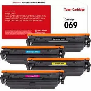 069 Toner Cartridge Set Replacement for crg069 069h for mf753cdw
