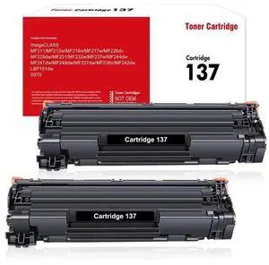 2 CRG 137 Toner For 137 Toner Cartridge MF212w MF227dw MF232w MF244dw D570