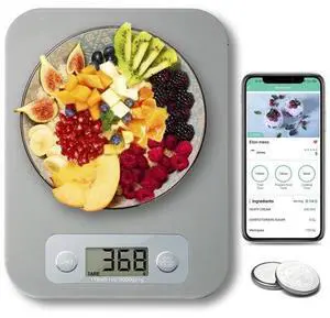 Smart Food Scale for Calorie Counting, Digital Food Scale with Nutritional Ca...