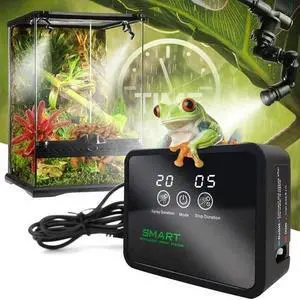 Reptile Fogger Automatic Reptile Mister Fogger for Terrarium, Timed Terrarium...