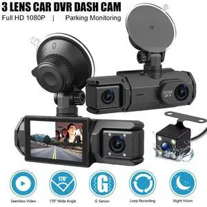 2024 WiFi Dash Cam Pro Car Camera Recorder Dual Front Rear HD 1080P Night Vision