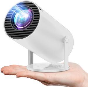 Projector 4K 1080P Support, Mini Projector Smart for Movie Projection Compatible with Phone