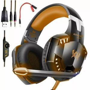 For PC PS4 3.5mm Gaming Headset Xbox one Headphone with RGB Surround Sound Mic