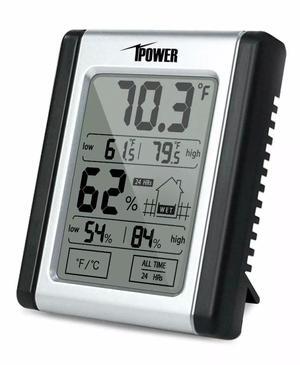 iPower Digital Hygrometer Indoor Thermometer Humidity Temperature Monitor Gauge