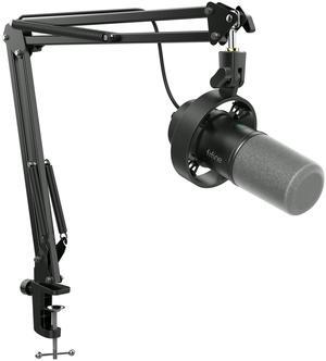 FIFINE K688 Podcast Microphone Kit for PC Computer,XLR/USB Dynamic Mic for Studio Music Recording/Gaming with Boom Arm,Volume Control,Headphone Jack,Mute Button