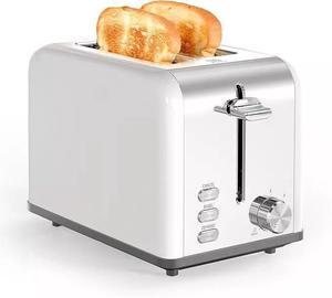 2-Slice Toaster for Bread & Waffle with 6 Browning Setting and 3 Function White