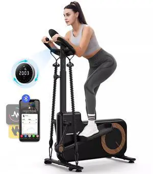 MERACH Hyper-Quiet Magnetic Elliptical Machine Driving System 16 Levels For home
