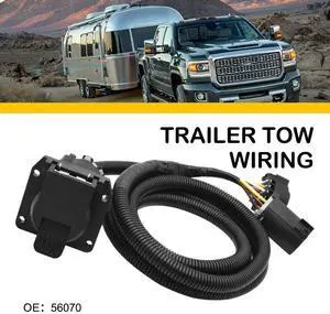 7Pin Trailer Connector Wiring Harness Extension for Ford F-250 F-350 Super Duty