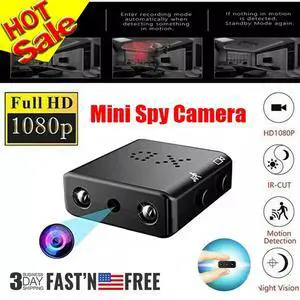 Super Mini Camera Full HD 1080P Night Vision Motion Home Security DVR Camcorder