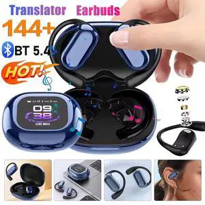 Bluetooth Wireless Earbuds Translator Earphones 144+ Language Voice Translation