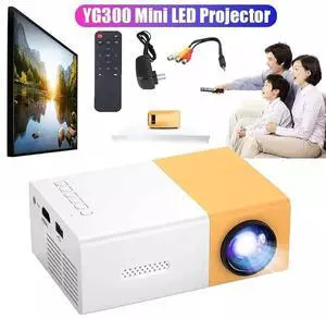 Mini Portable Projector 1080P LED Pico Video Projector for Home Theater Movie