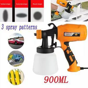 900ML Electric Spray Gun Airless HVLP Paint Sprayer Handheld DIY High Pressure