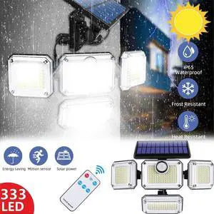 333 LED Solar Lights Outdoor 3200LM Waterproof Motion Sensor Security Wall Lamp