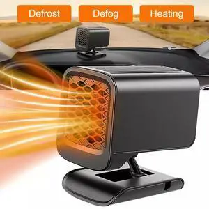 12V Car Heater Portable Electric Heating Fan Defogger 120W Defroster Demister