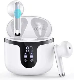 Pair Wireless Bluetooth 5.3 Headphones Waterproof Ear Hook Headset TWS Earbuds