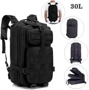 Outdoor Military Bag 30L Tactical Backpack Rucksack Camping Hiking Travel Bag US