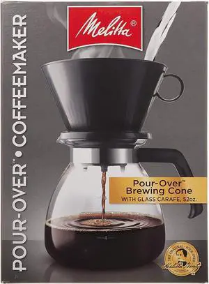 Melitta 640616 Coffee Maker, 52 oz, Glass Carafe