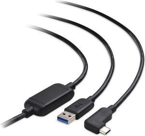 Cable Matters Unidirectional Active USB C Cable 16.4 ft for Oculus Quest 2 Headset (USB-A to USB-C Active Cable Compatible with The Oculus Link Cable Feature) in Black  5 Meters / 16.4 Feet