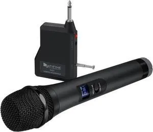 Wireless Microphone, Handheld Dynamic Microphone Wireless mic System for  Nights and House Parties to Have Fun Over The Mixer,PA System,Speakers- Technology K025