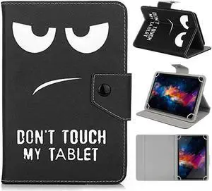Universal 11 inch Tablet Case 11 inch Tablet Cover Travel Portable Protective Folio PU Leather Stand Shell Casewith 4 Fixed Rings for All Kinds of 10-11 inch Android/iOS/Windows Tablet