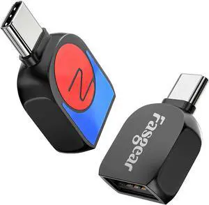 USB C to USB Adapter 2 Pack 3.1 USB-C Male to USB Female OTG Adapter Type A to C Converter Compatible with MacBook Pro iMac iPad mini/Air 2022 Type C or Thunderbolt 4/3 Devices (Black)