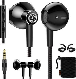 LUDOS SPECTA Wired Earbuds inEar Headphones Ear Phones with Microphone for Clear Calls Strong Bass SoundDynamic Noise Isolating Buds for iPhone iPad Samsung Laptop Computer Smartphones